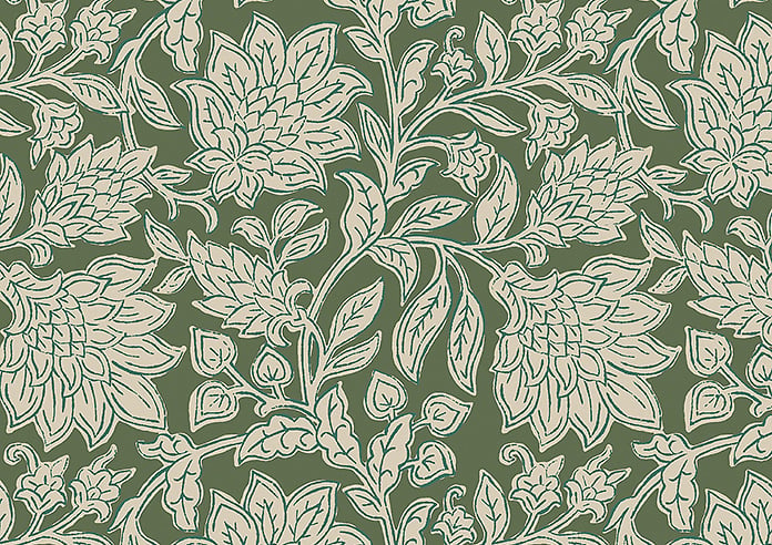 Land & Shore Rowallane (Blackout), Green - Twist&Fit Roller Blind - Image 6